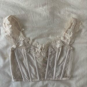 Victoria's Secret Cream Lace Corset